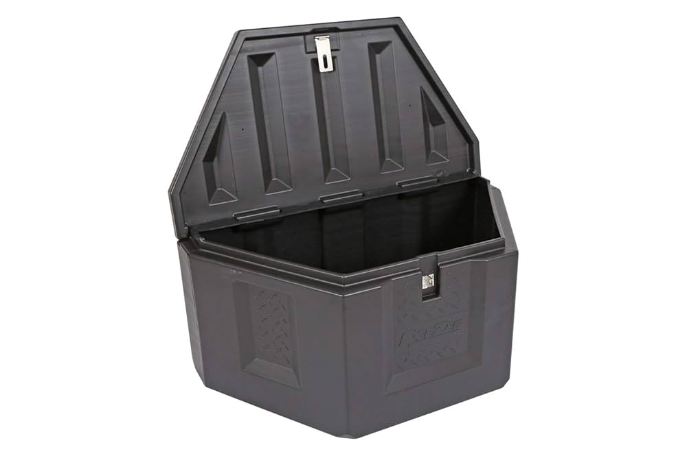 Dee Zee Poly Triangle Trailer Box - Durable, Secure Storage